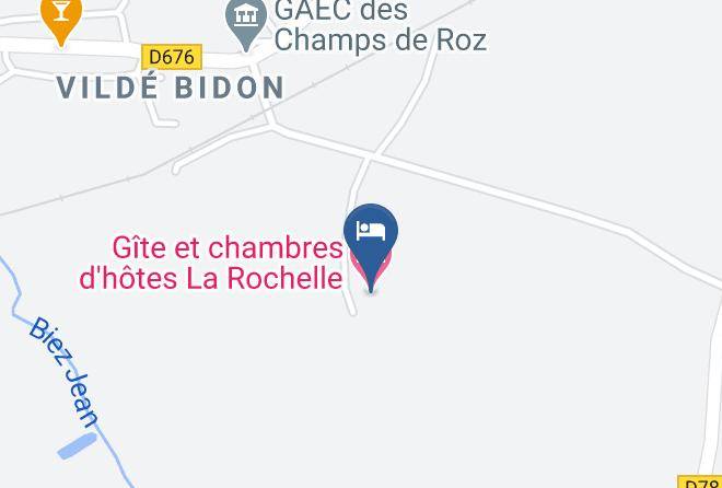 Ille Et Vilaine - Gite Et Chambres D'hotes La Rochelle Maps