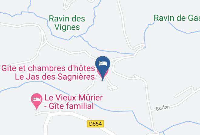 Alpes De Haute Provence - Gite Et Chambres D'hotes Le Jas Des Sagnieres Maps