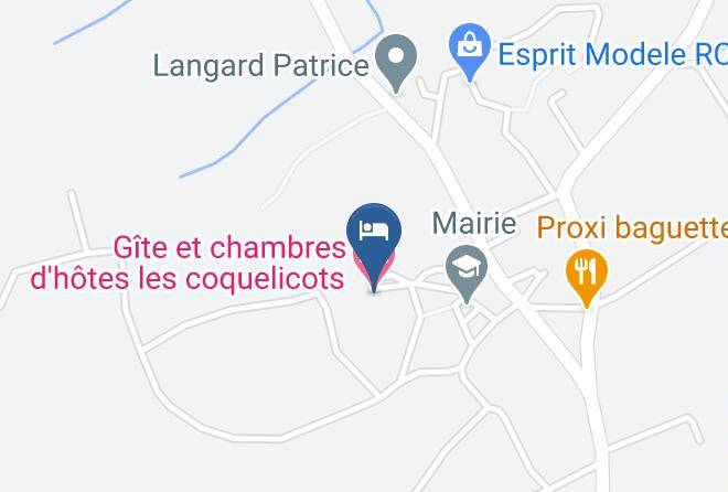 Moselle - Gite Et Chambres D'hotes Les Coquelicots Maps
