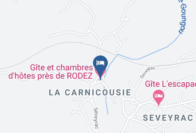 Aveyron - Gite Et Chambres D'hotes Pres De Rodez Maps