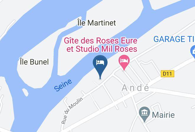 Eure - Gite Eure L'ecurie Le Val D'ande Normandie Maps