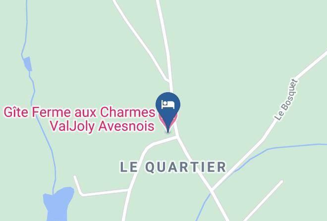 Nord - Gite Ferme Aux Charmes Valjoly Avesnois Maps