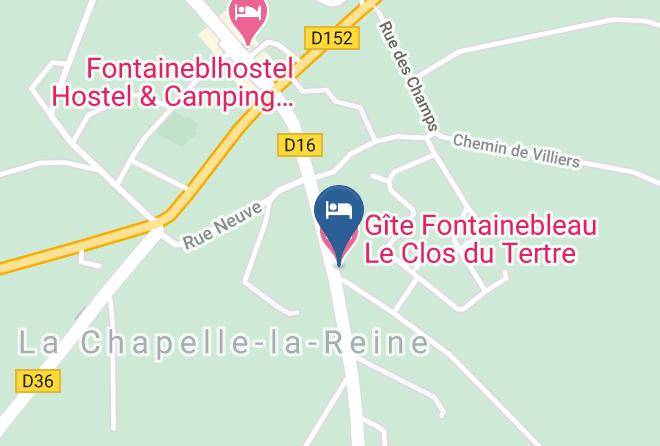 Seine Et Marne - Gite Fontainebleau Le Clos Du Tertre Maps