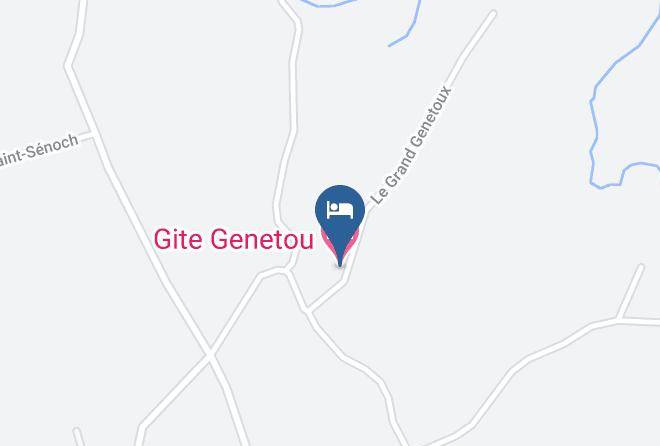 Indre - Gite Genetou Maps