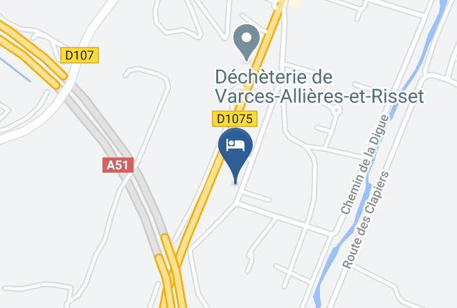 Isere - Gite Grenoble L'o Bleue Maps