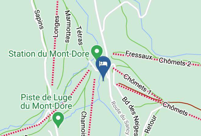 Puy De Dome - Gite Hotel Le P'tit Cham Maps