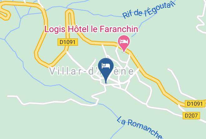 Hautes Alpes - Gite Hotel Les Melezes Maps
