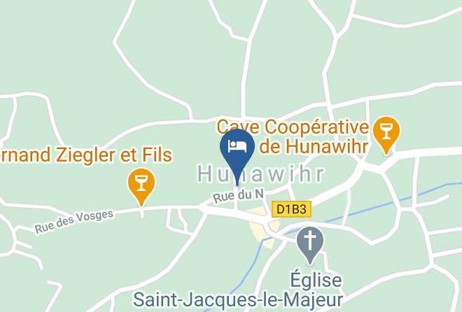Haut Rhin - Gite Hunawihr Maps
