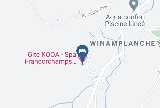 Liege - Gite Kooa Spa Francorchamps Ardennes Maps