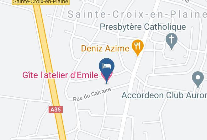 Haut Rhin - Gite L'atelier D'emile Maps