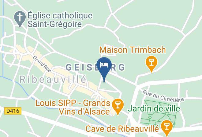 Haut Rhin - Gite L' Atelier Du Tonnelier Maps