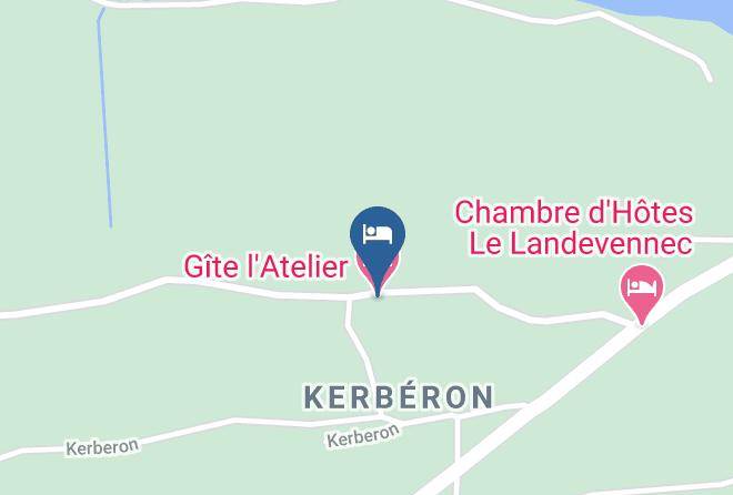 Finistere - Gite L'atelier Maps