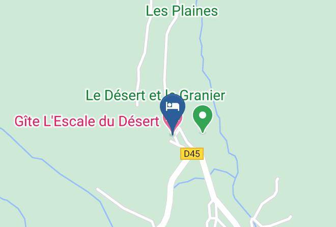 Savoie - Gite L'escale Du Desert Maps