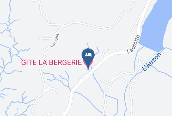 Ardeche - Gite La Bergerie Maps
