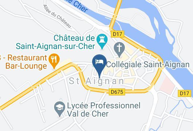 Loir Et Cher - Gite La Bourgeoise Les Hebergements De Chantal Et Vincent Maps