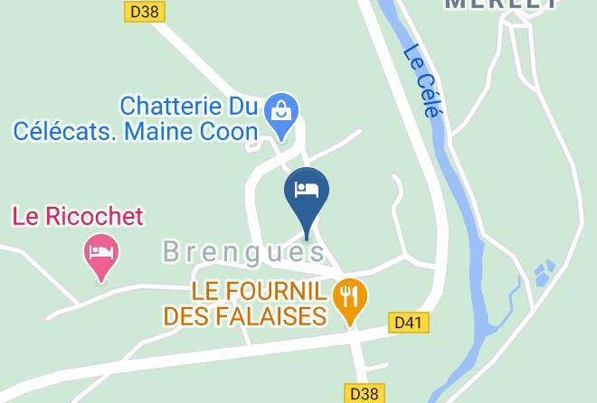 Lot - Gite La Brenguoise Maps