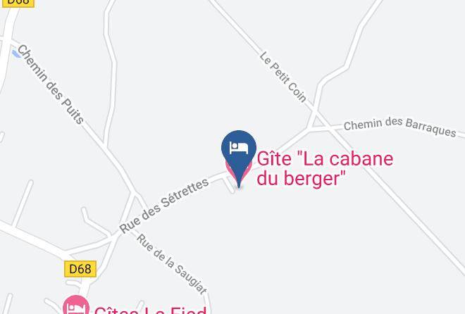 Jura - Gite La Cabane Du Berger Maps
