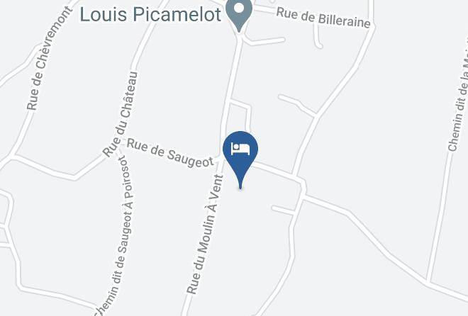 Saone Et Loire - Gite La Cabotte Rullyotine Maps
