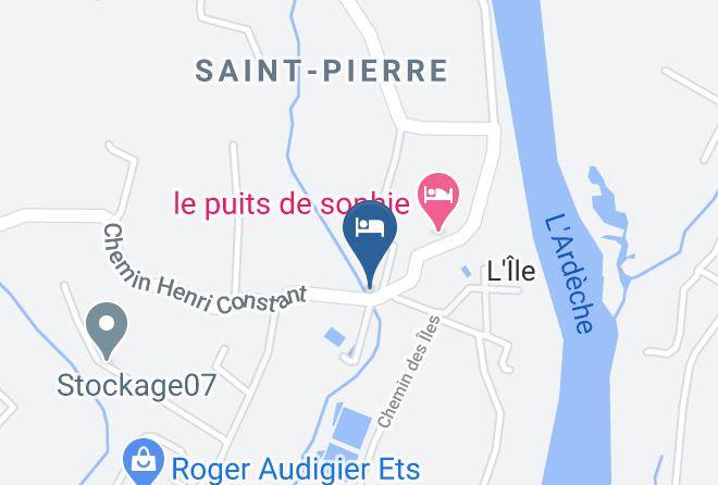 Ardeche - Gite La Chapelle De Saint Pierre Maps