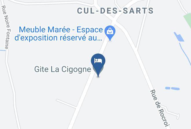 Gite La Cigogne Map