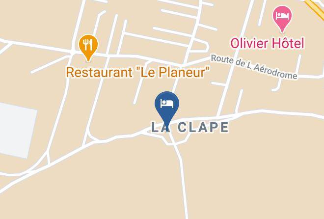 Var - Gite La Clape Maps
