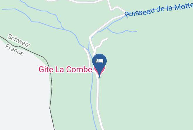 Porrentruy - Gite La Combe Maps