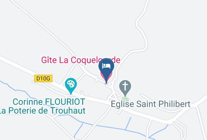 Cote D Or - Gite La Coquelourde Maps