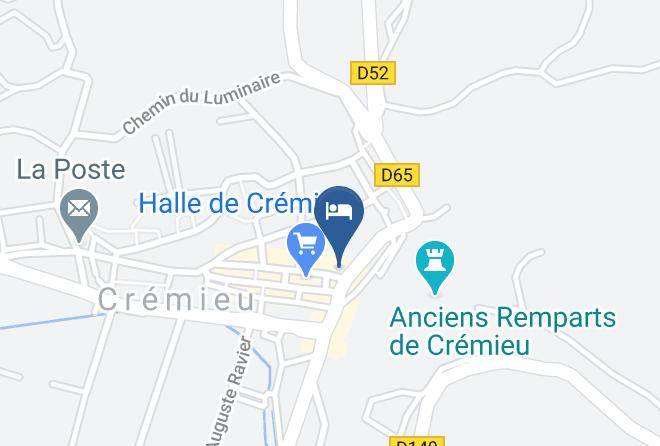 Isere - Gite La Cour De Cremieu Maps