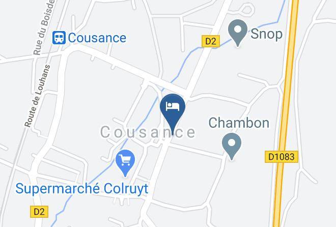 Jura - Gite La Cousancoise Maps