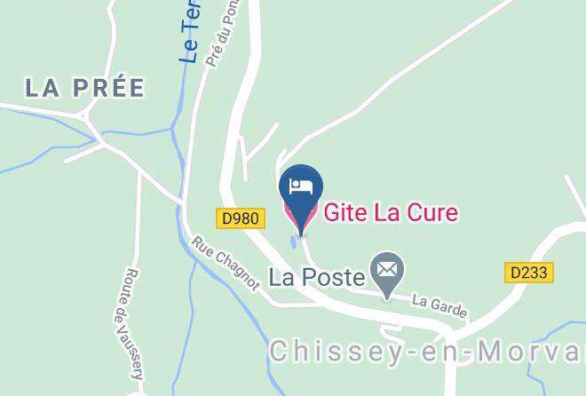Saone Et Loire - Gite La Cure Maps