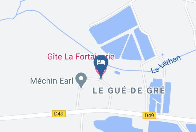 Indre Et Loire - Gite La Fortaiserie Maps