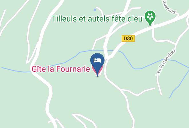 Gite La Fournarie Carte - Auvergne Rhone Alpes - Loire