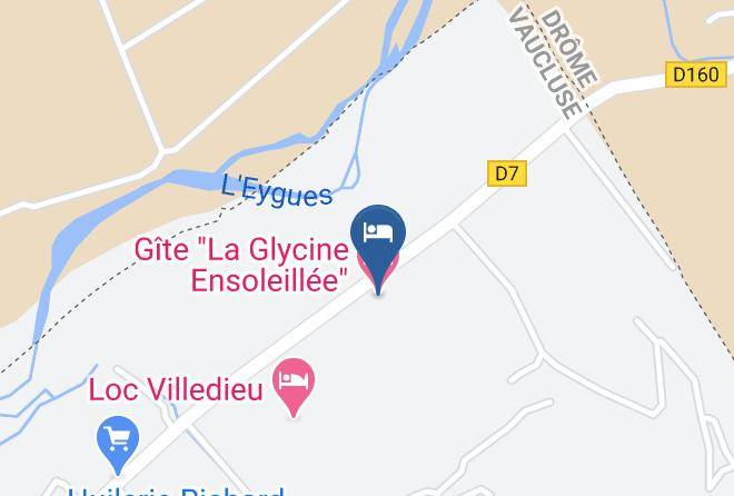 Vaucluse - Gite La Glycine Ensoleillee Maps