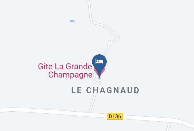 Gite La Grande Champagne Map