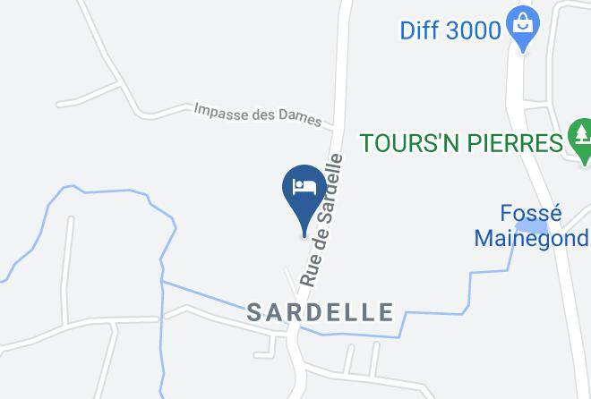 Indre Et Loire - Gite La Grange Soleil Maps