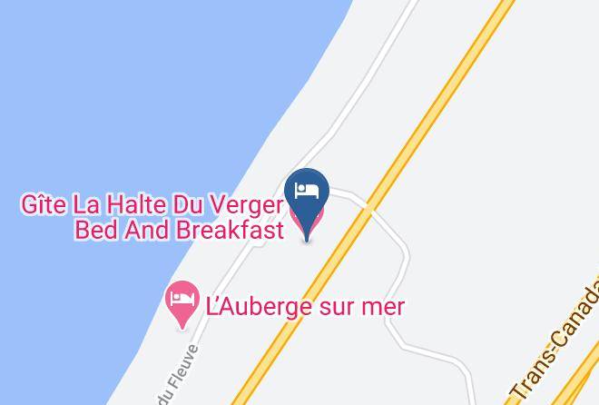 Riviere Du Loup Regional County Municipality - Gite La Halte Du Verger Bed And Breakfast Maps