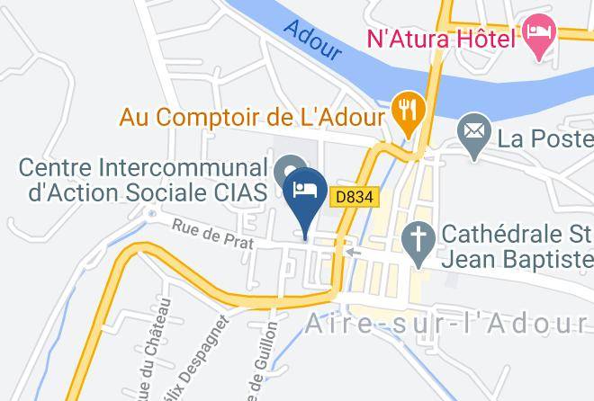 Landes - Gite La Maison Des Pelerins Aire Sur L'adour Maps