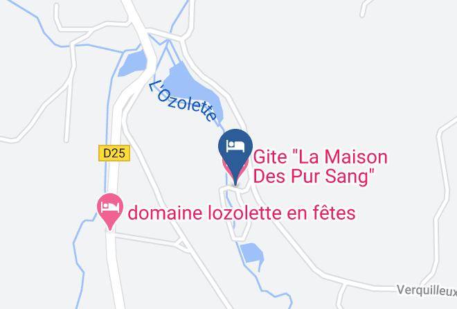 Saone Et Loire - Gite La Maison Des Pur Sang Maps