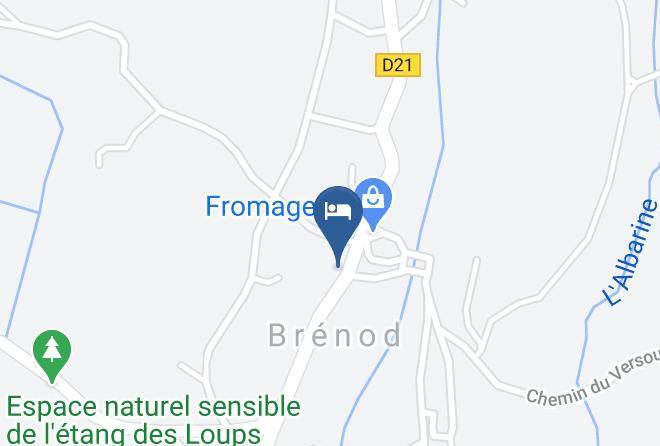 Ain - Gite La Maison Jaune Maps