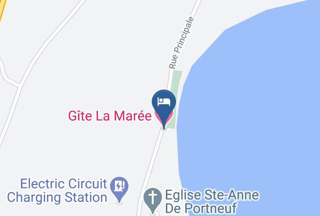 Gite La Maree Map