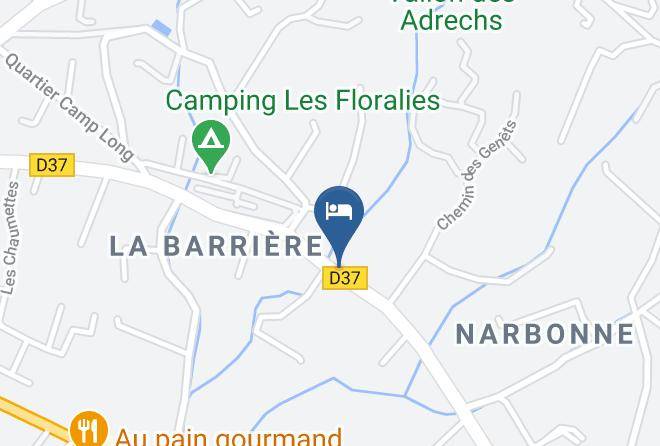 Var - Gite La Paillote Maps