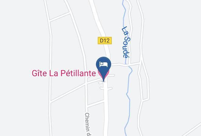 Gite La Petillante Map