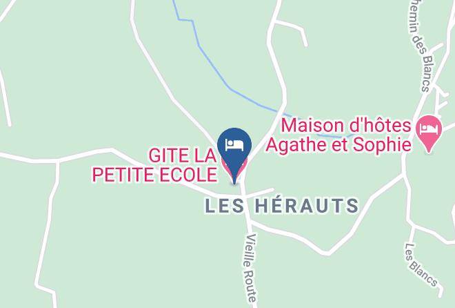 Isere - Gite La Petite Ecole Maps