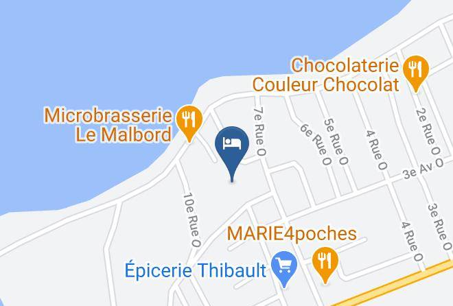 La Haute Gaspesie Regional County Municipality - Gite La Ptite Falaise Bed And Breakfast Maps