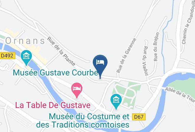 Doubs - Gite La Rosa Maps
