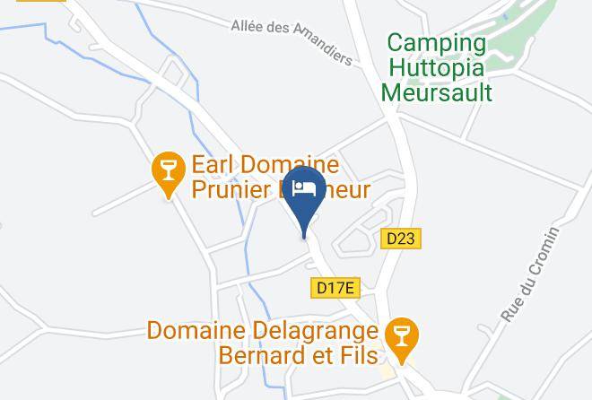 Cote D Or - Gite La Rose Maps