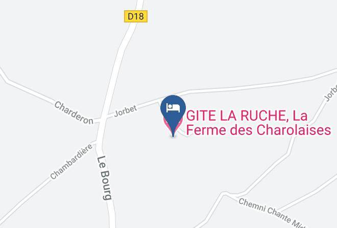 Loire - Gite La Ruche La Ferme Des Charolaises Maps