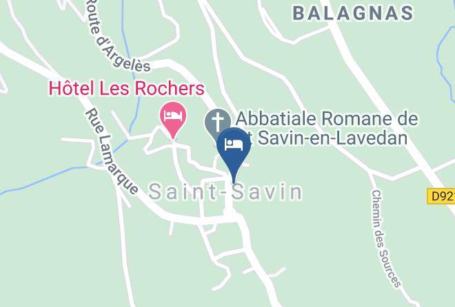 Hautes Pyrenees - Gite La Savine Maps
