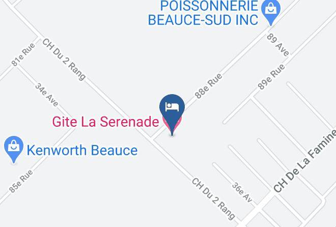 Beauce Sartigan Regional County Municipality - Gite La Serenade Maps