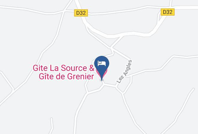 Haute Loire - Gite La Source & Gite De Grenier Maps